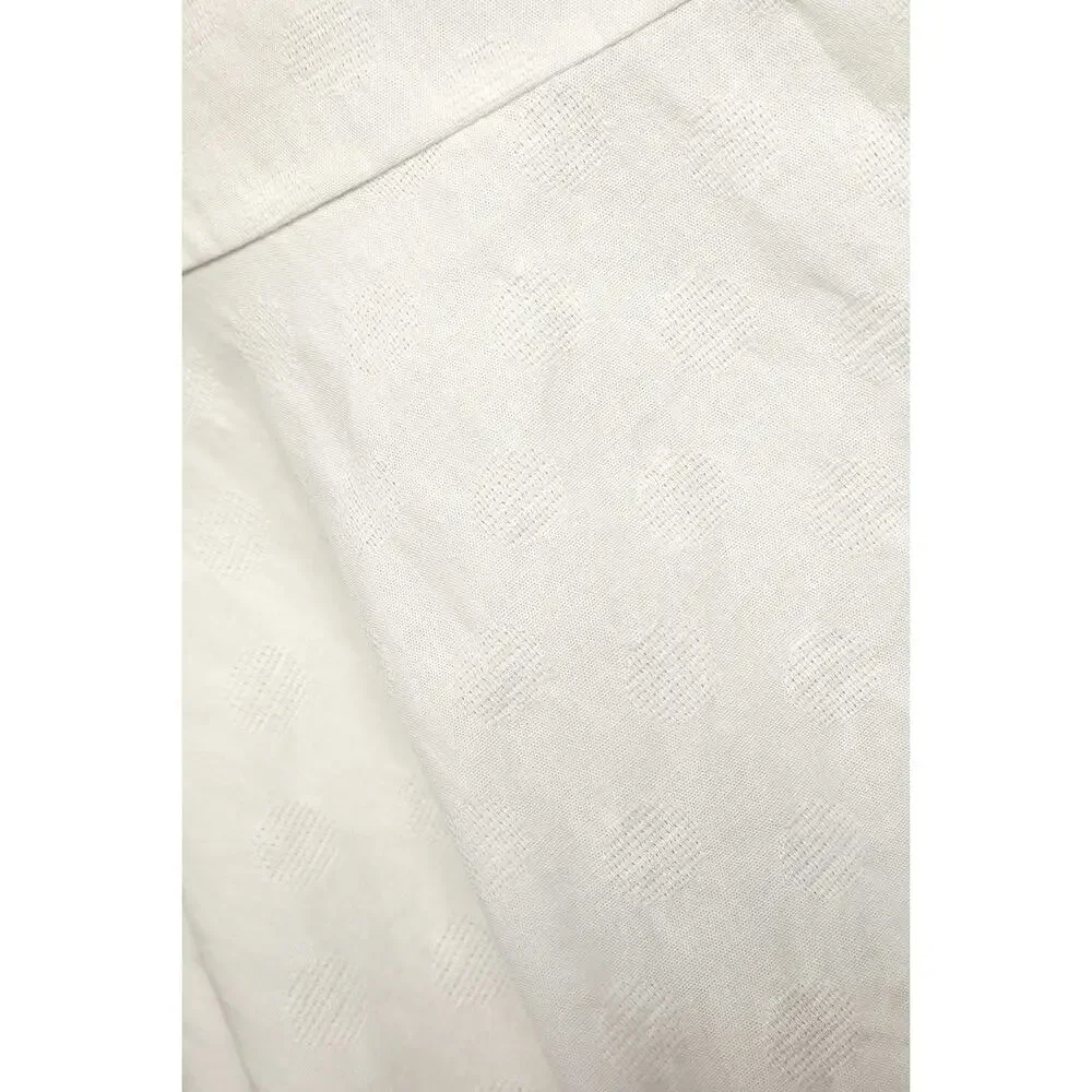 Lulus Days of Dreaming White Cotton Tie Back Mini Dress Bridal Sundress - XS